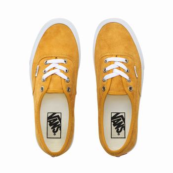 Damske Tenisky Vans Pig Suede Authentic Mango/Biele VA81FJMXV